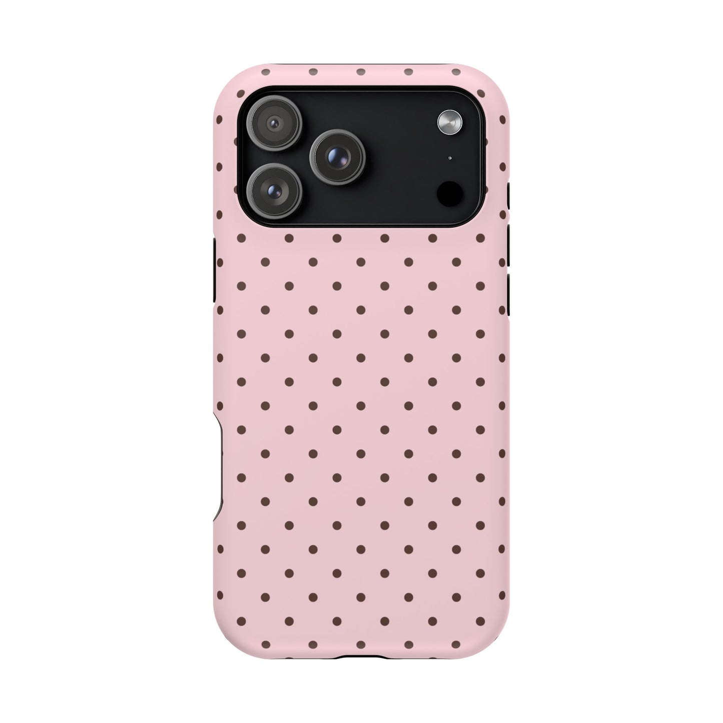 Strawberry Mocha Mini Dots iPhone Case