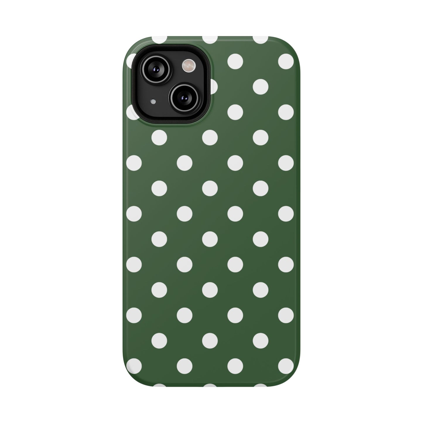 Green Polka Dots iPhone Case