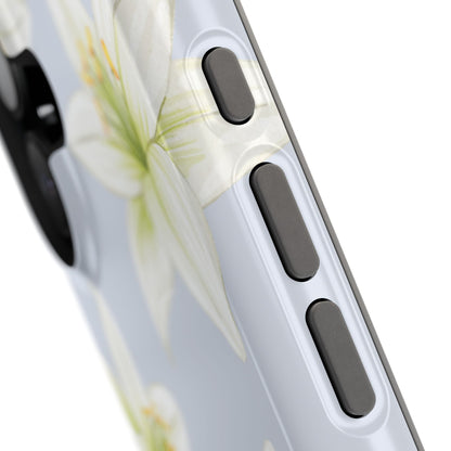 Blue Tiger Lily iPhone Case