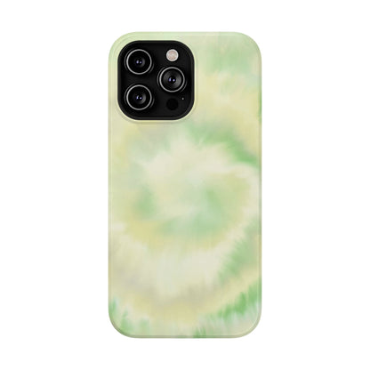 Lime Tie Dye iPhone Case