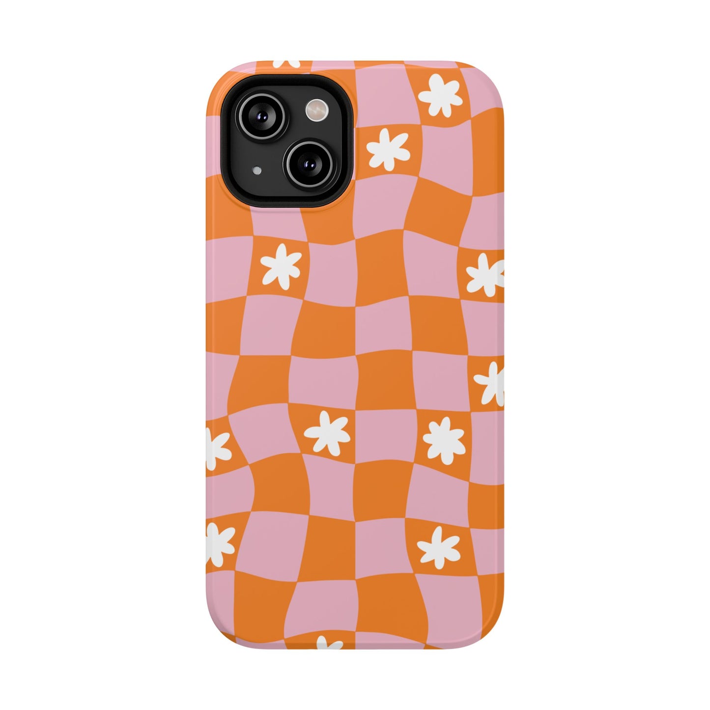 Groovy Check iPhone Case