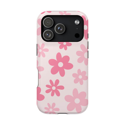Pink Flower Power iPhone Case