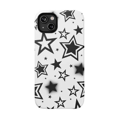 White Stardust iPhone Case