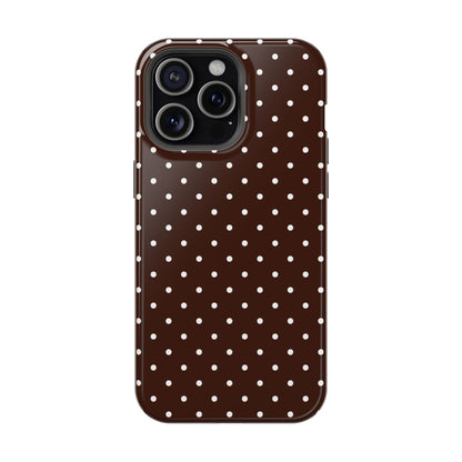 Mocha Mini Dots iPhone Case