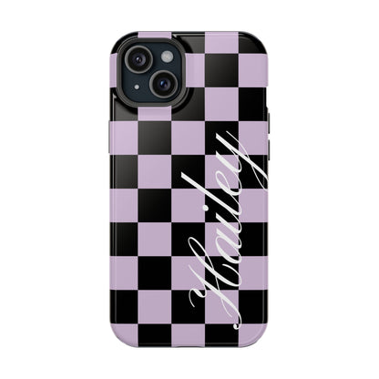 Custom Witchy Checkered iPhone Case