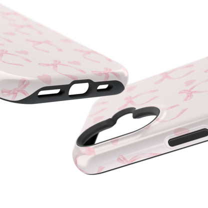 Coquette Pink Bows iPhone Case