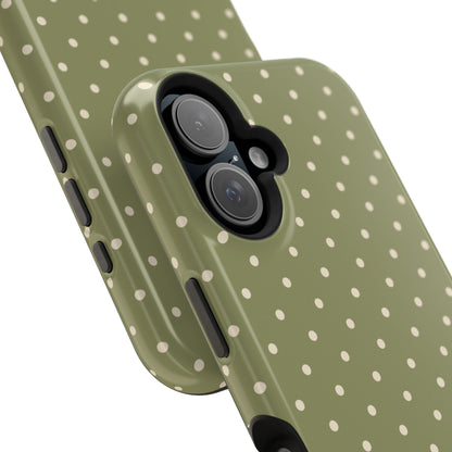 Green Mini Dots iPhone Case