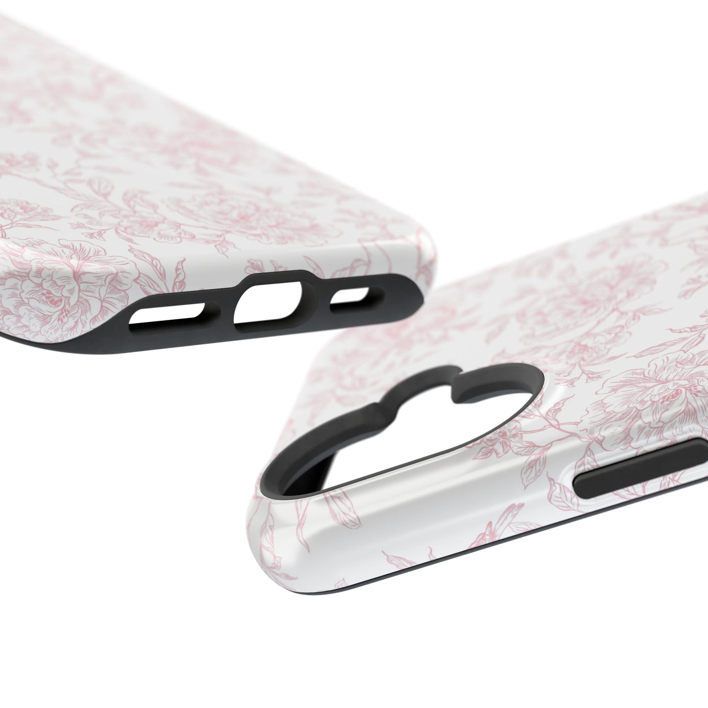 French Rosy Toile iPhone Case
