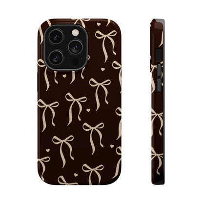 Chocolate Bows iPhone Case