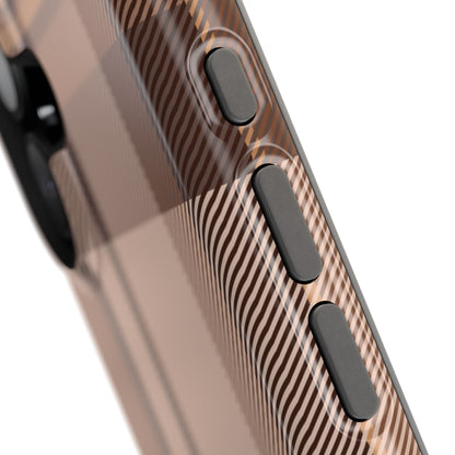 Toffee Plaid iPhone Case