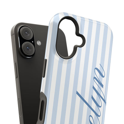 Personalized Blue Beau iPhone Case