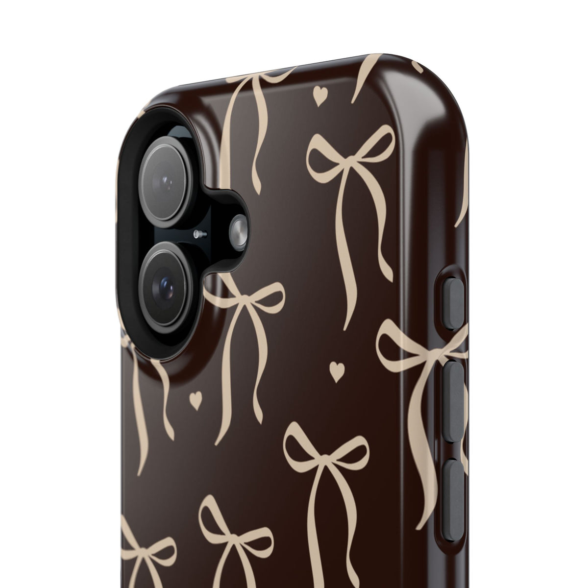 Chocolate Bows iPhone Case