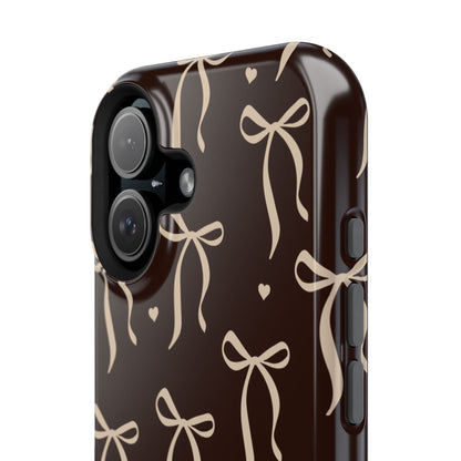 Chocolate Bows iPhone Case