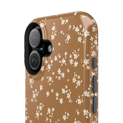 Toffee Ditsy Floral iPhone Case