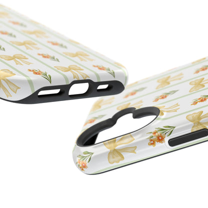 Yellow Bows iPhone Case