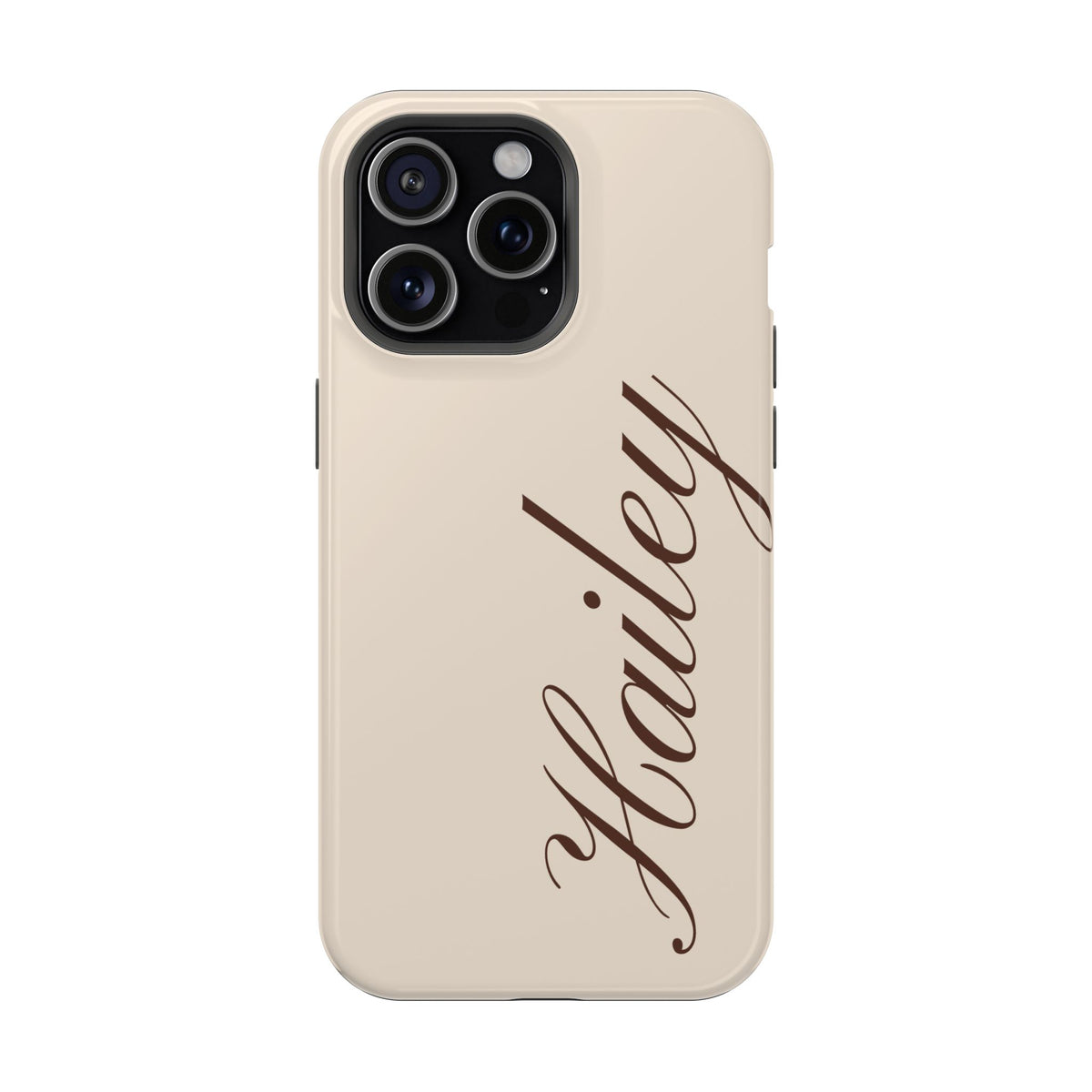 Custom Beige iPhone Case