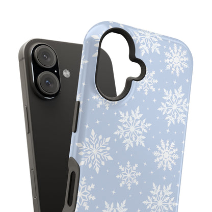 Blue Snowflakes iPhone Case