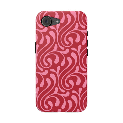 Cherry Paisley iPhone Case