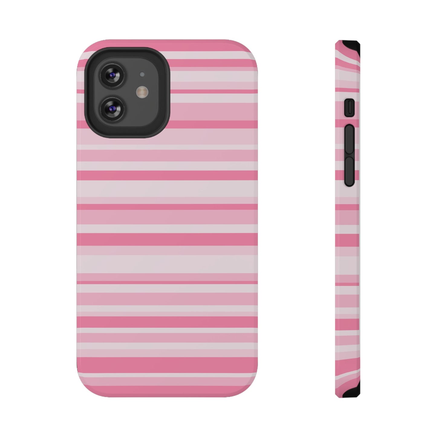 Pink Candy Stripes iPhone Case