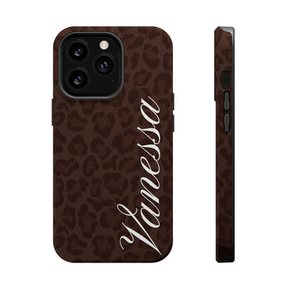 Custom Mocha Leopard iPhone Case