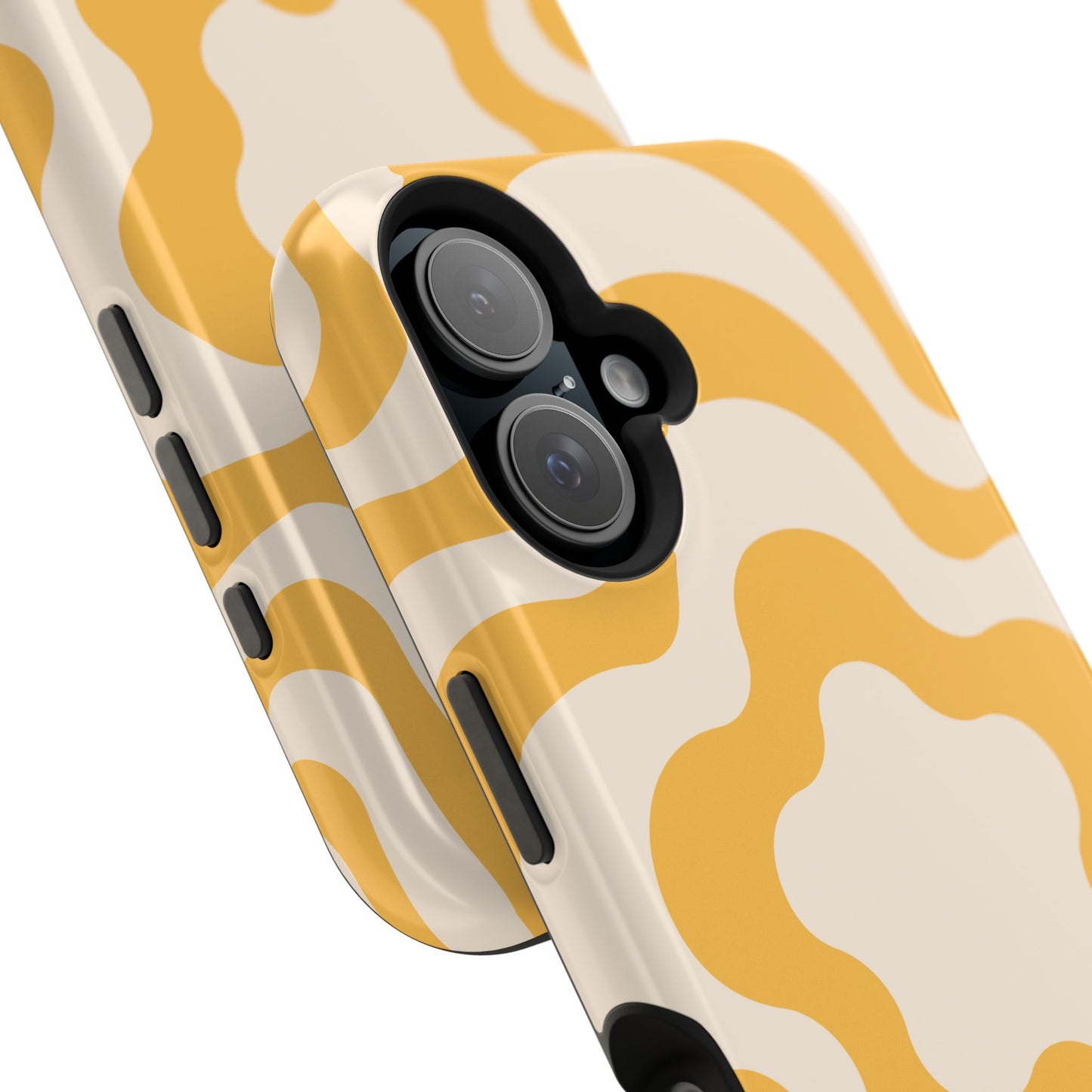 Yellow Retro Flower iPhone Case