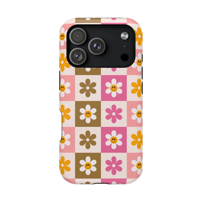 Smiley Flowers iPhone Case