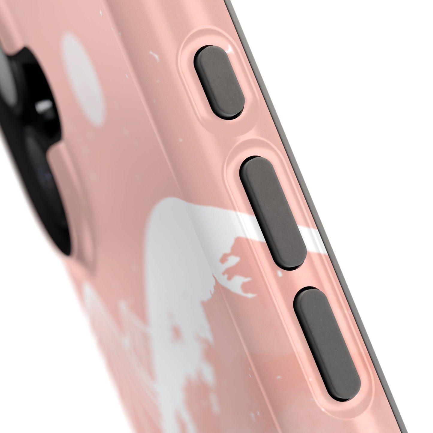 Pink Winter Night iPhone Case