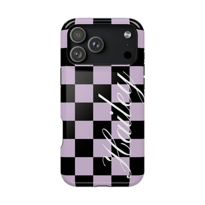 Custom Witchy Checkered iPhone Case