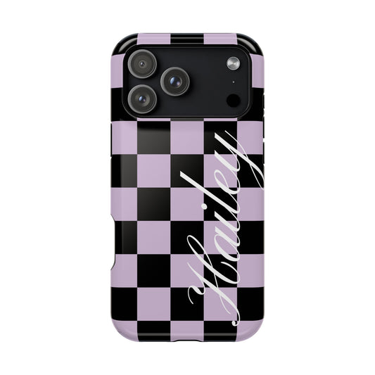 Custom Witchy Checkered iPhone Case