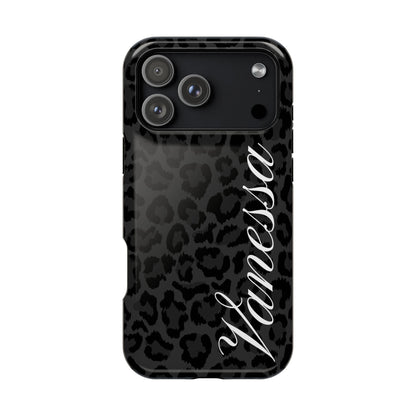 Custom Black Leopard iPhone Case