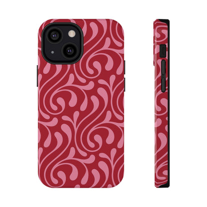 Cherry Paisley iPhone Case