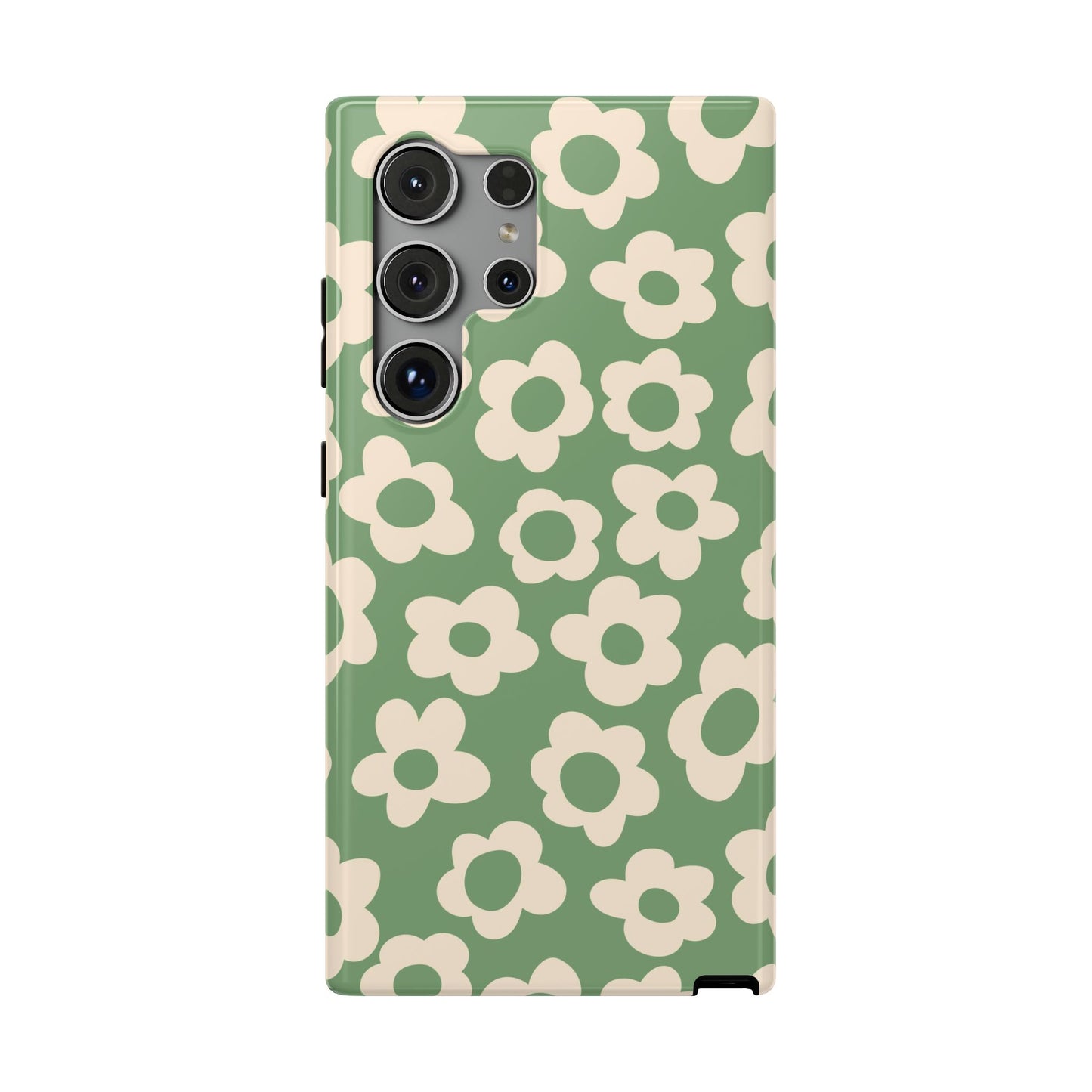 Green Las Flores Samsung Case