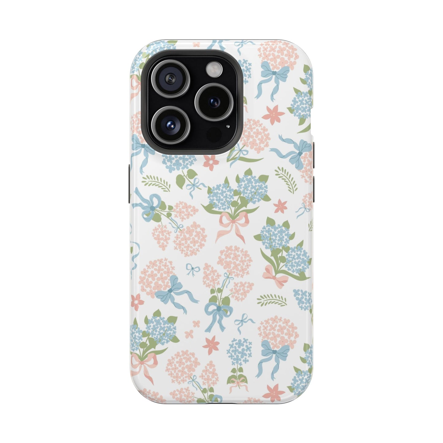 Hydrangea Bows iPhone Case