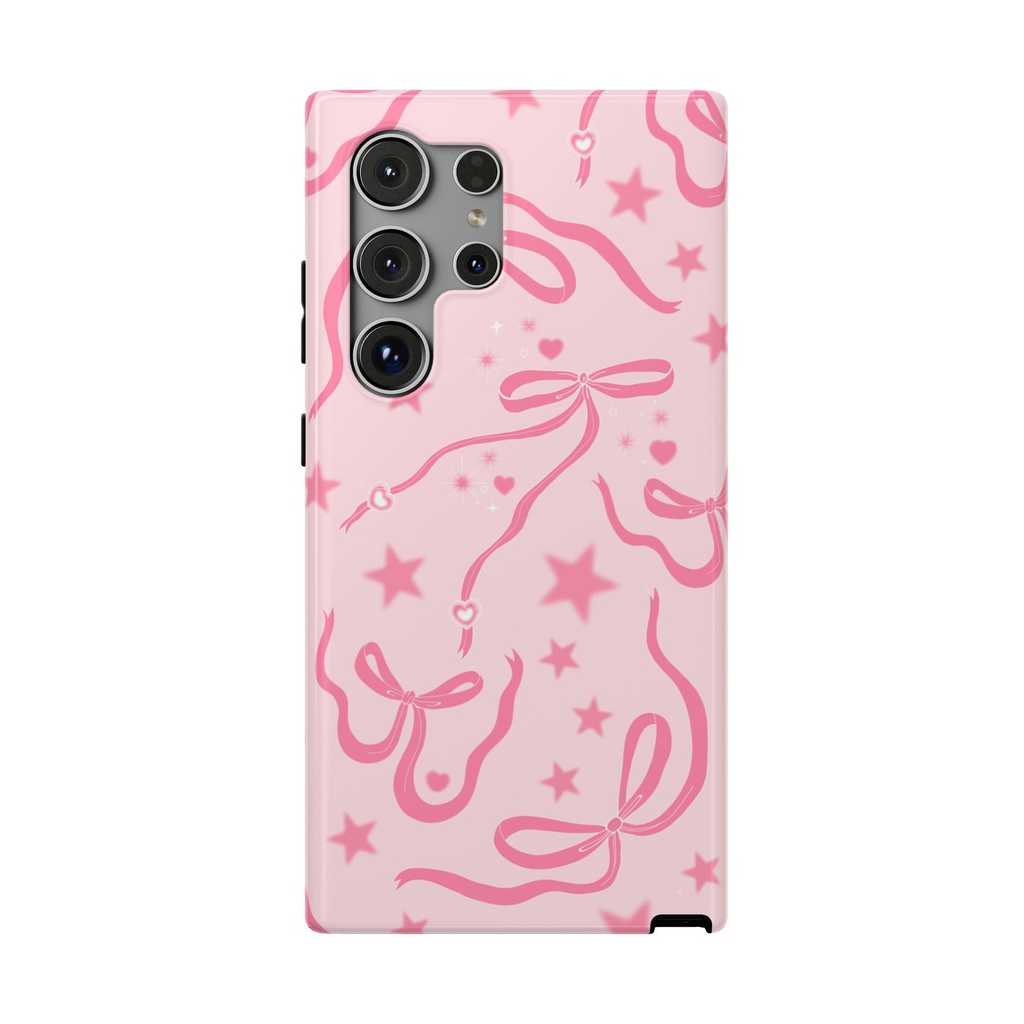 Pink Cosmic Bows Samsung Case