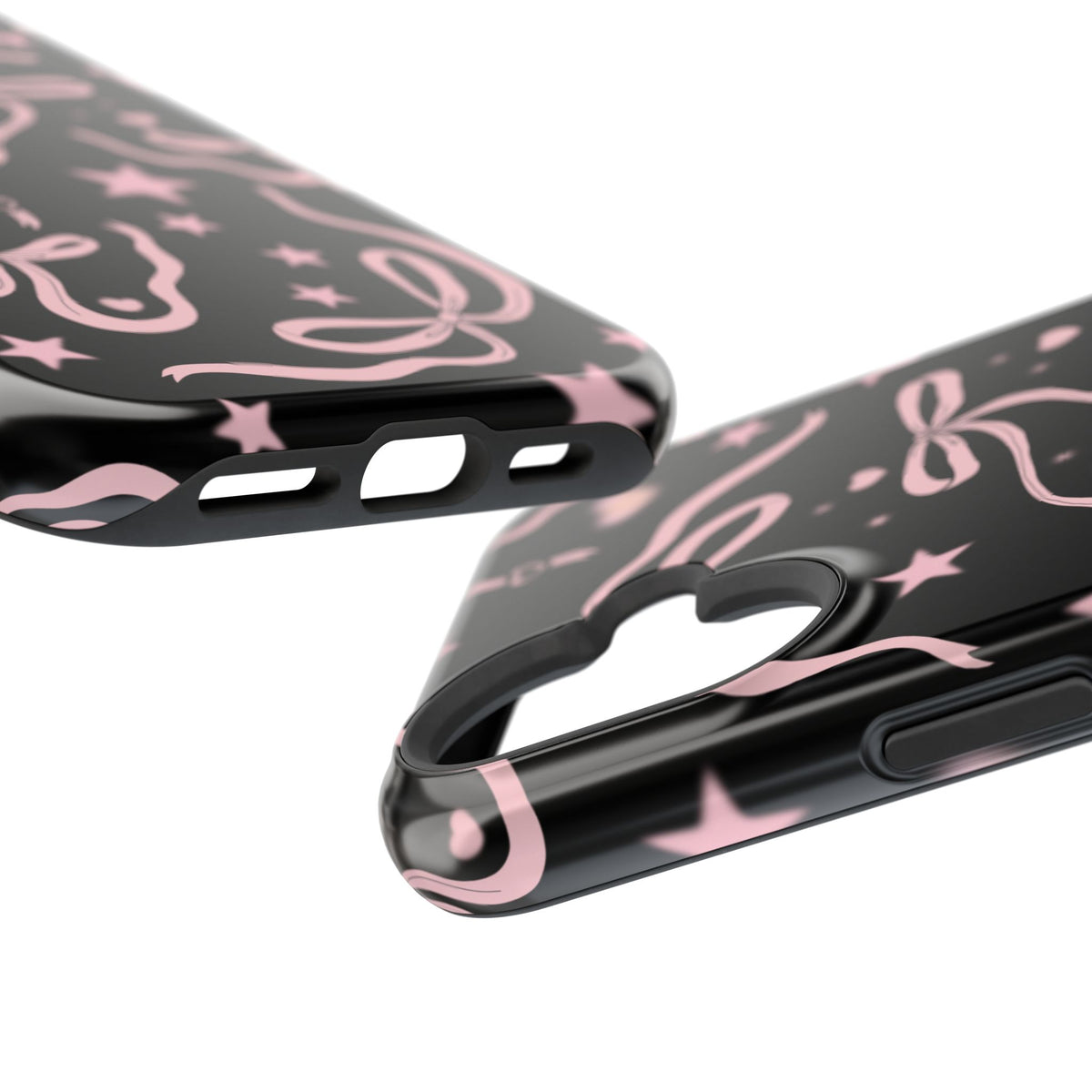 Black Cosmic Bows iPhone Case from Stella Cases