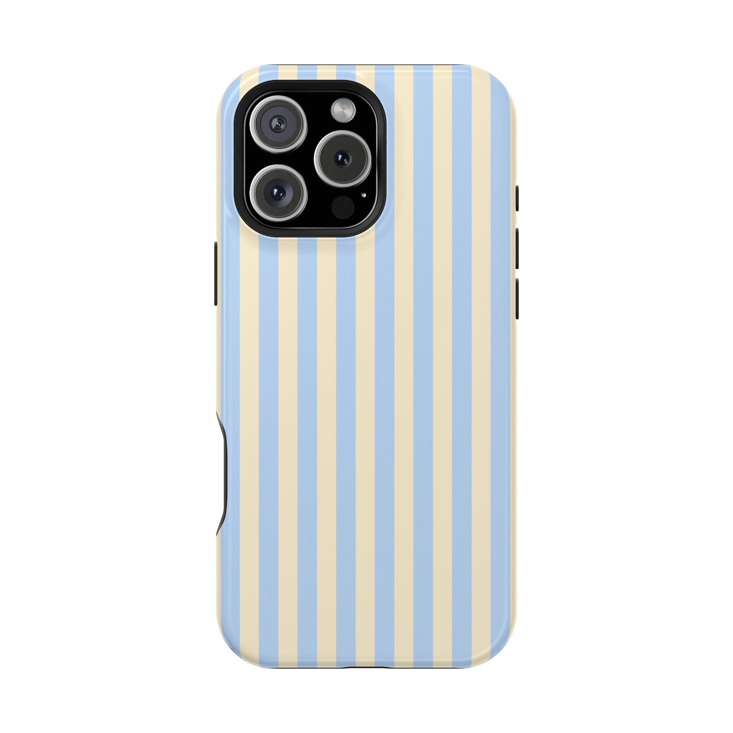 Lemon Sky Stripes iPhone Case