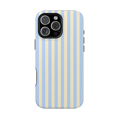 Lemon Sky Stripes iPhone Case