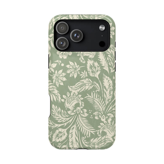 Sage Paisley iPhone Case