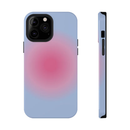 Pink & Blue Aura iPhone Case