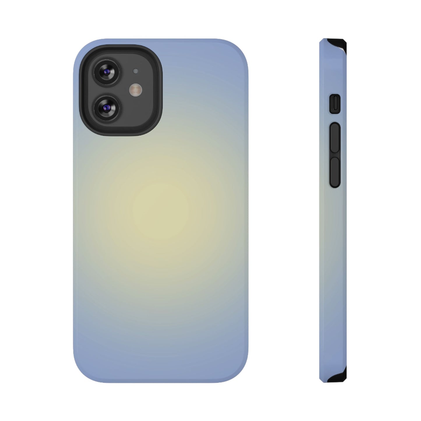 Blue & Yellow Aura iPhone Case