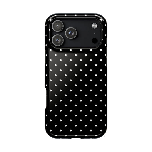 White Mini Dots iPhone Case