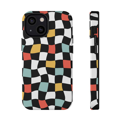 Retro Check iPhone Case