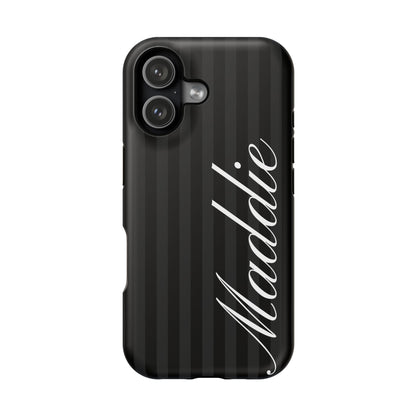 Custom Black Stripes iPhone Case