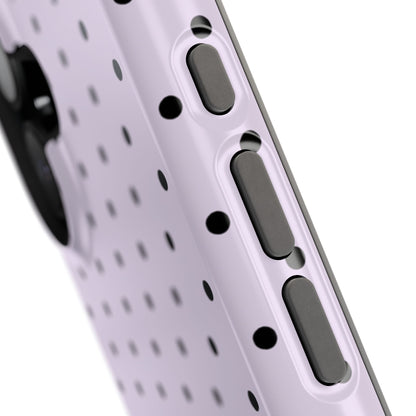 Lilac Mini Dots iPhone Case