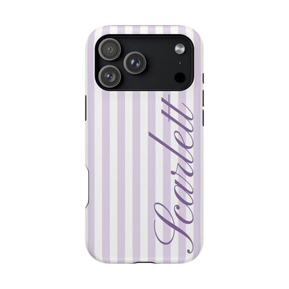 Personalized Lilac Beau iPhone Case