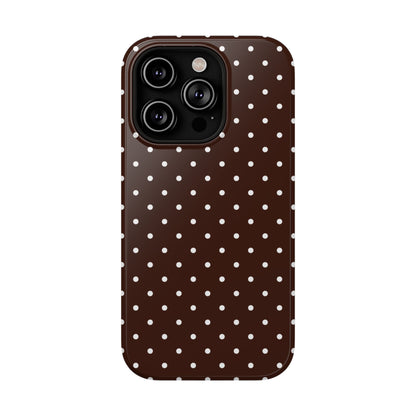 Mocha Mini Dots iPhone Case