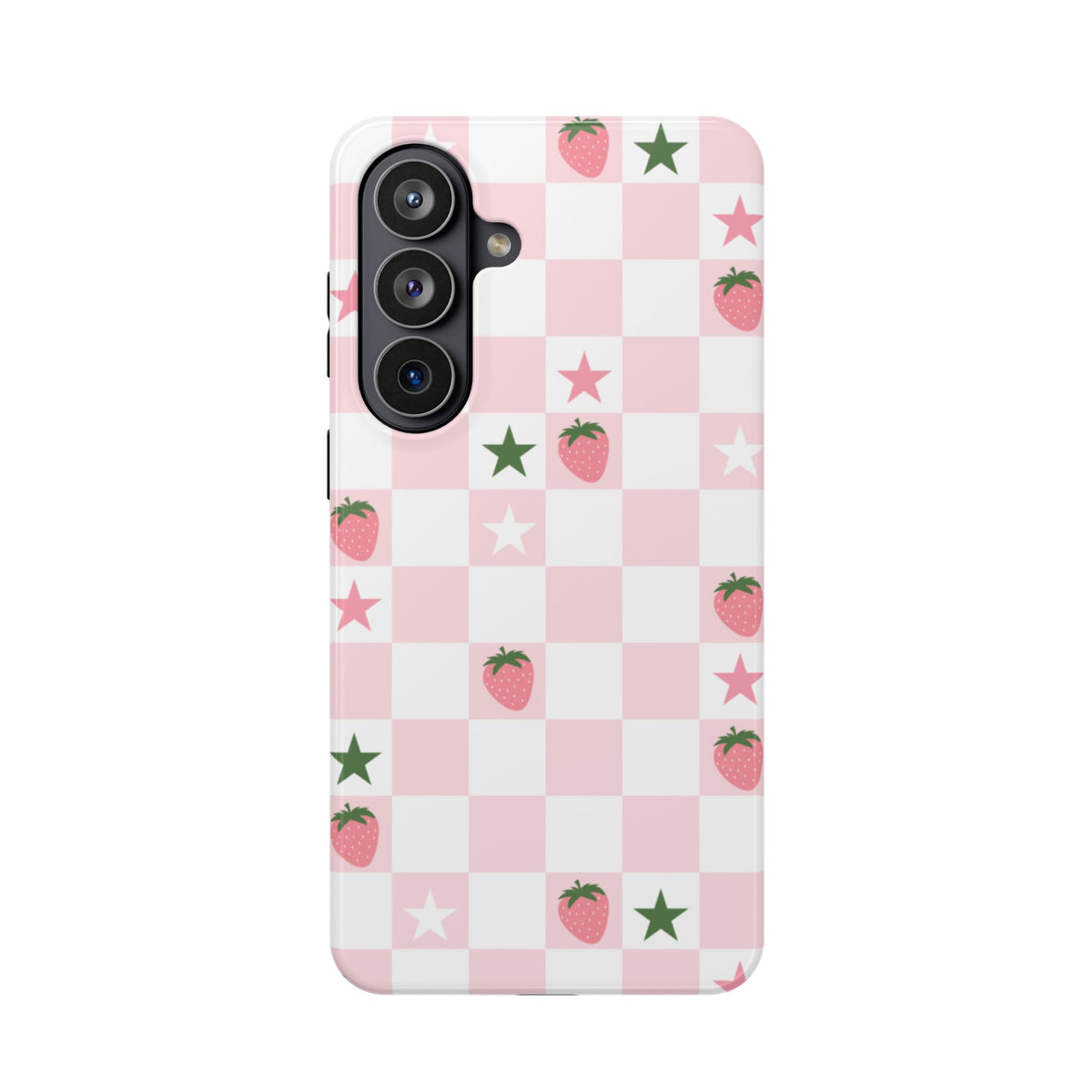 Strawberry Check Samsung Case