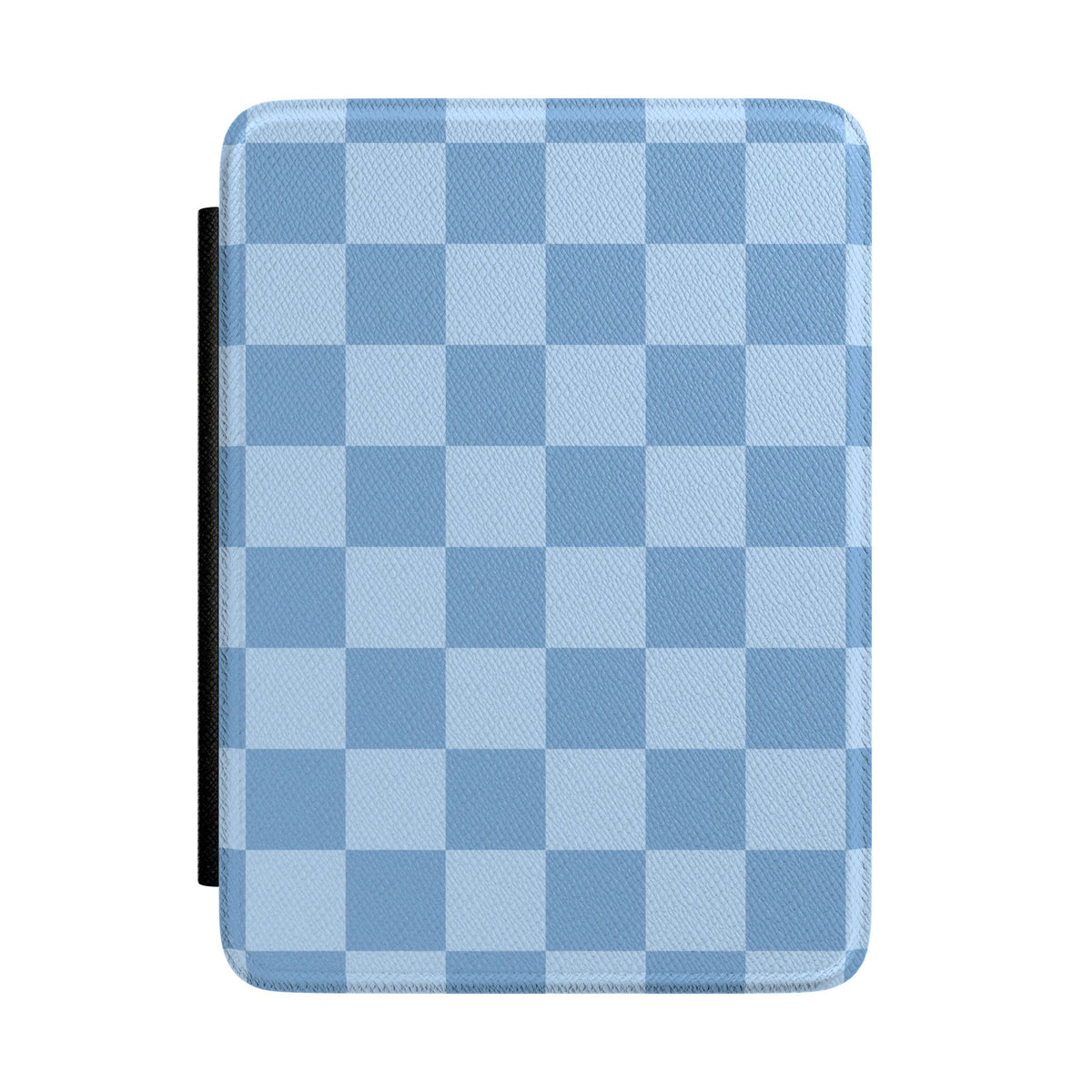 Blue Candy Checkered Kindle Case