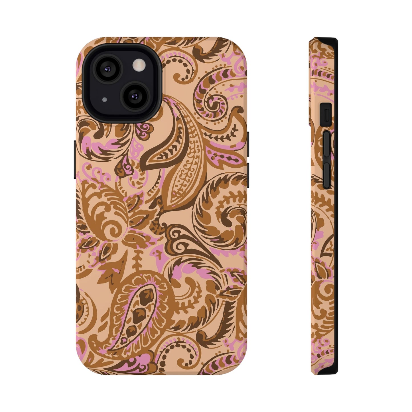 Honey Rose Paisley iPhone Case