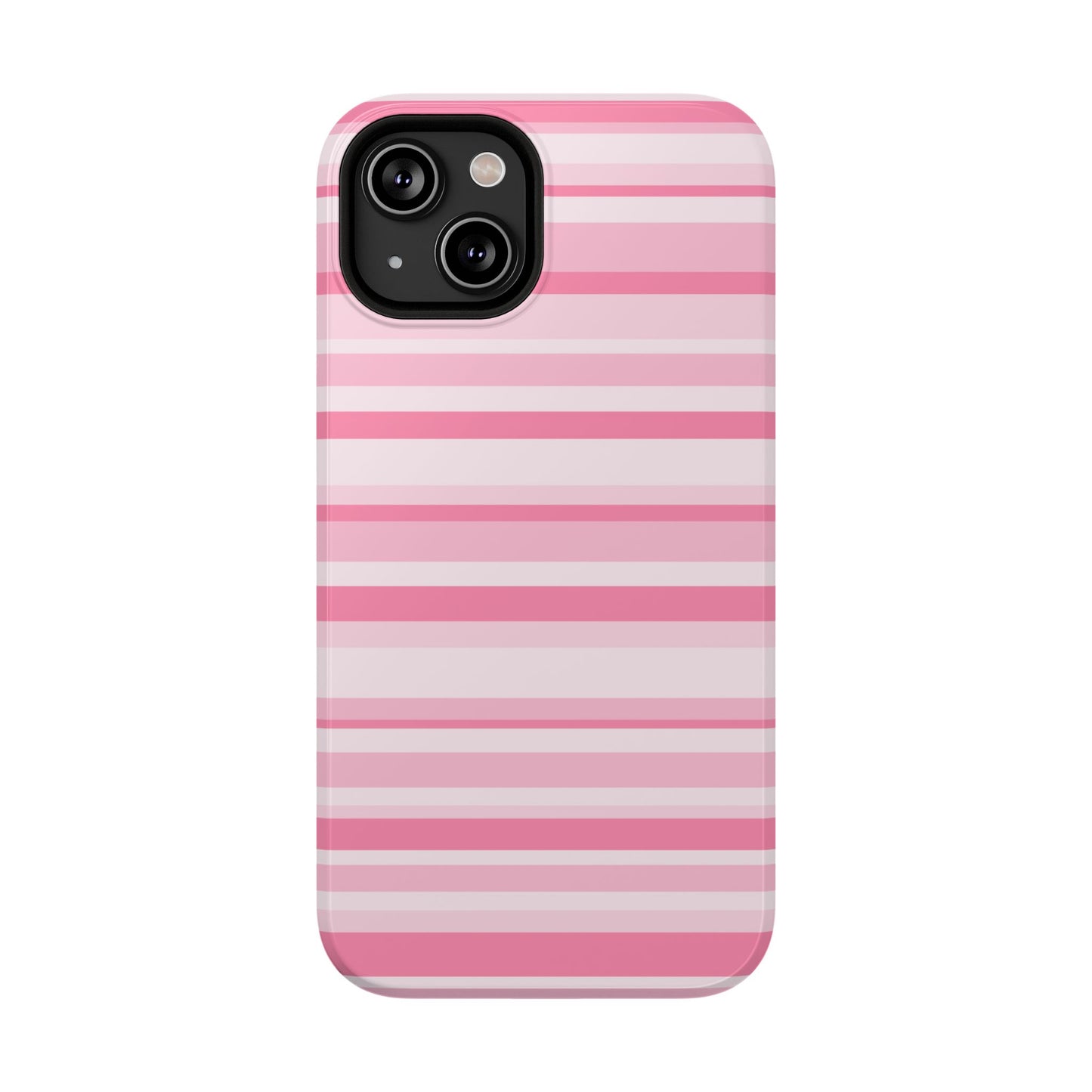 Pink Candy Stripes iPhone Case